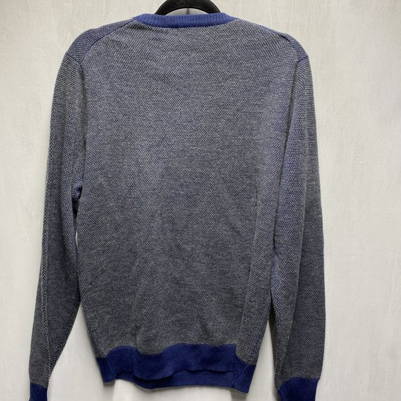 Toscano Blue Wool Crewneck Sweater - Picture 5 of 5